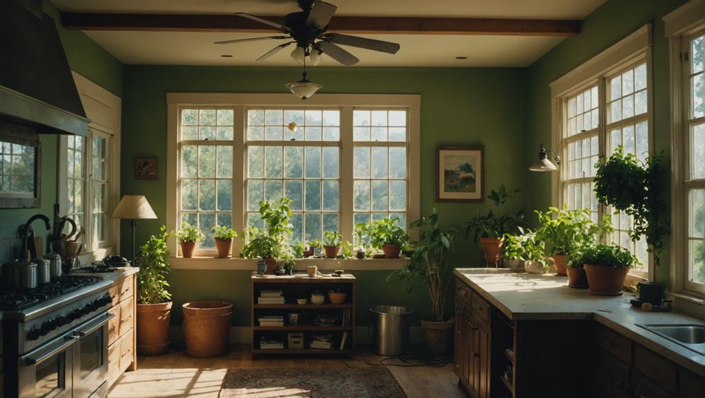 Water damaged ceiling from burst pipe requiring emergency cleanup